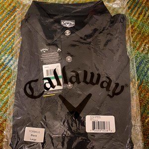 Callaway Cooling Opti-Dri UPF 50 Men’s Golf Polo Shirt in Black